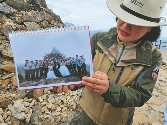 慶州事務所曾在老姑壇為弱勢族群舉辦戶外婚禮／陽管處 提供