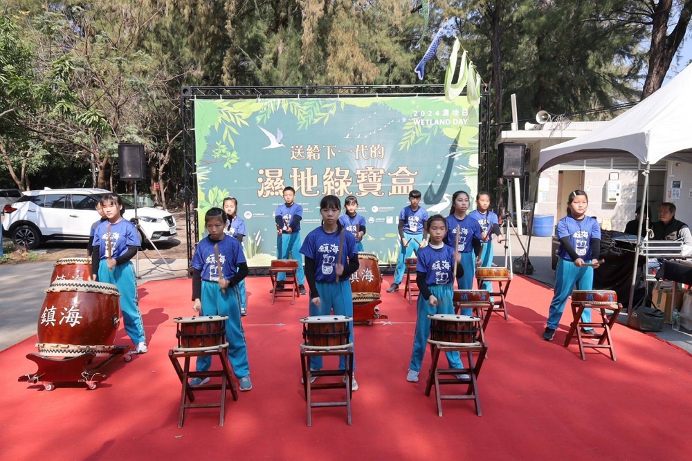 開幕儀式-由臺南市鎮海國小太鼓隊為活動揭開序幕/國家公園署提供