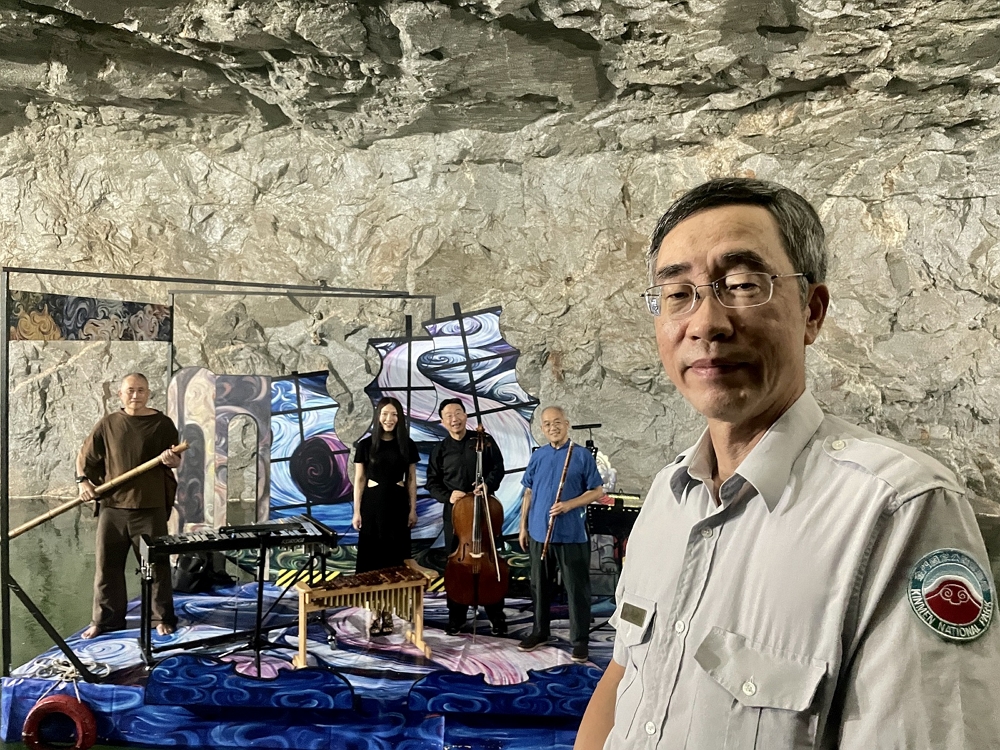 金管處鄭瑞昌處長講述本年度音樂節的理念/金管處提供