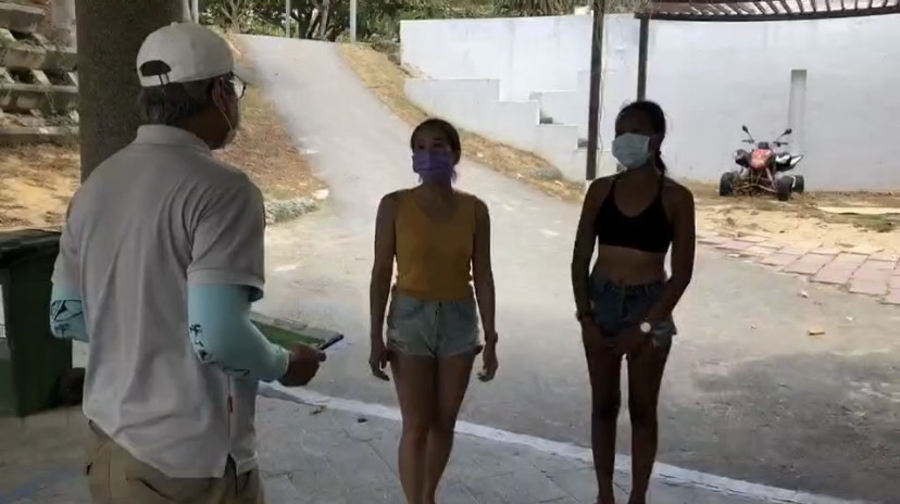南灣加強戴口罩宣導
