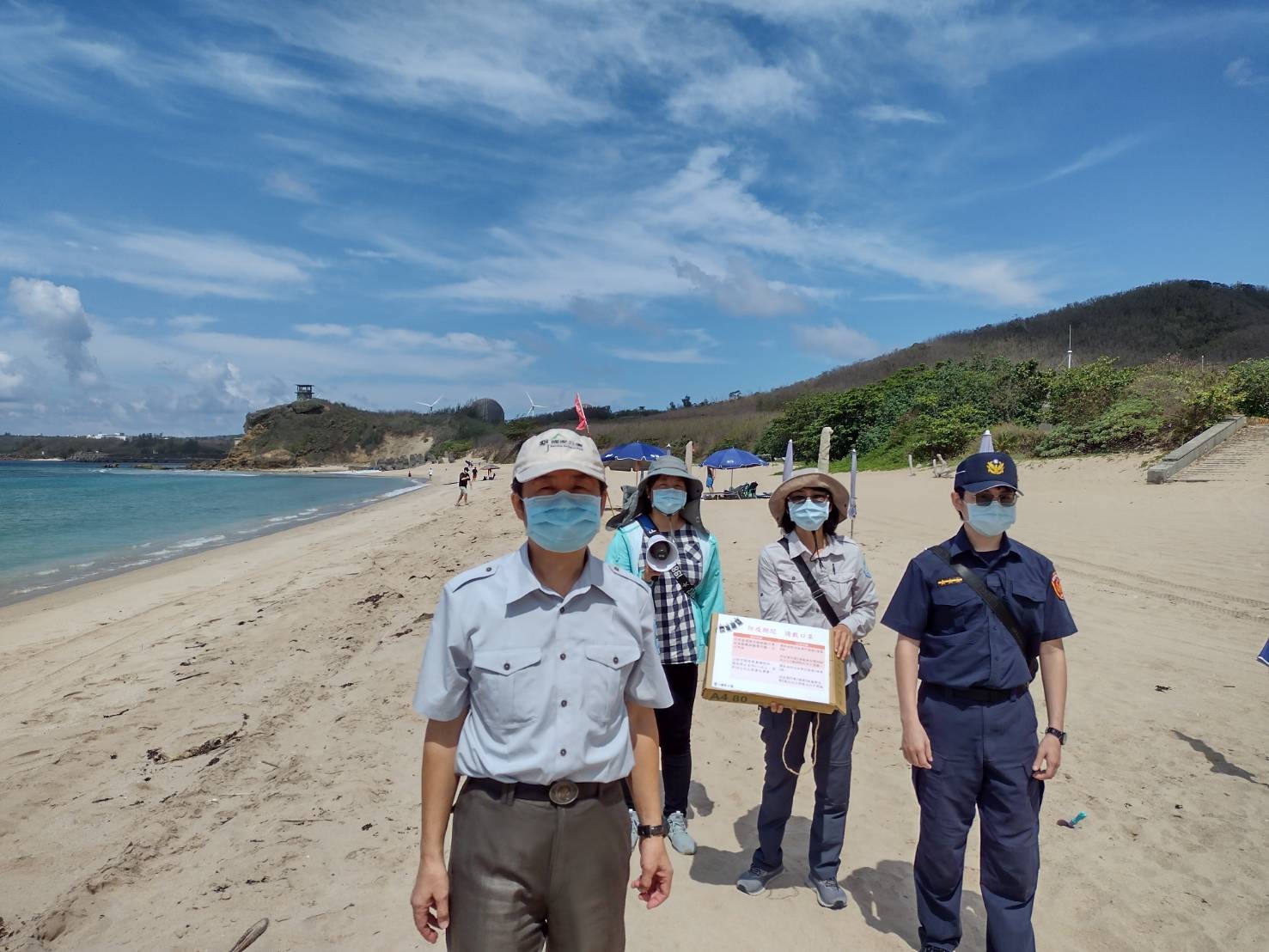 墾管處處長許亞儒帶隊展開稽查