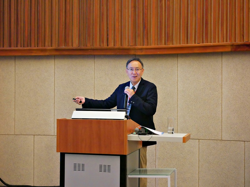 Dr. Yoshitaka Kumagai introduced Protected Areas inAsia and Background on Green List