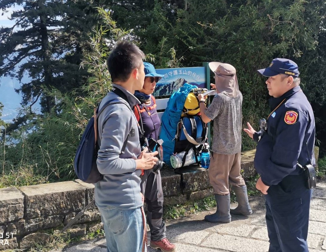 109.08.30塔塔加登山口入園查核情形