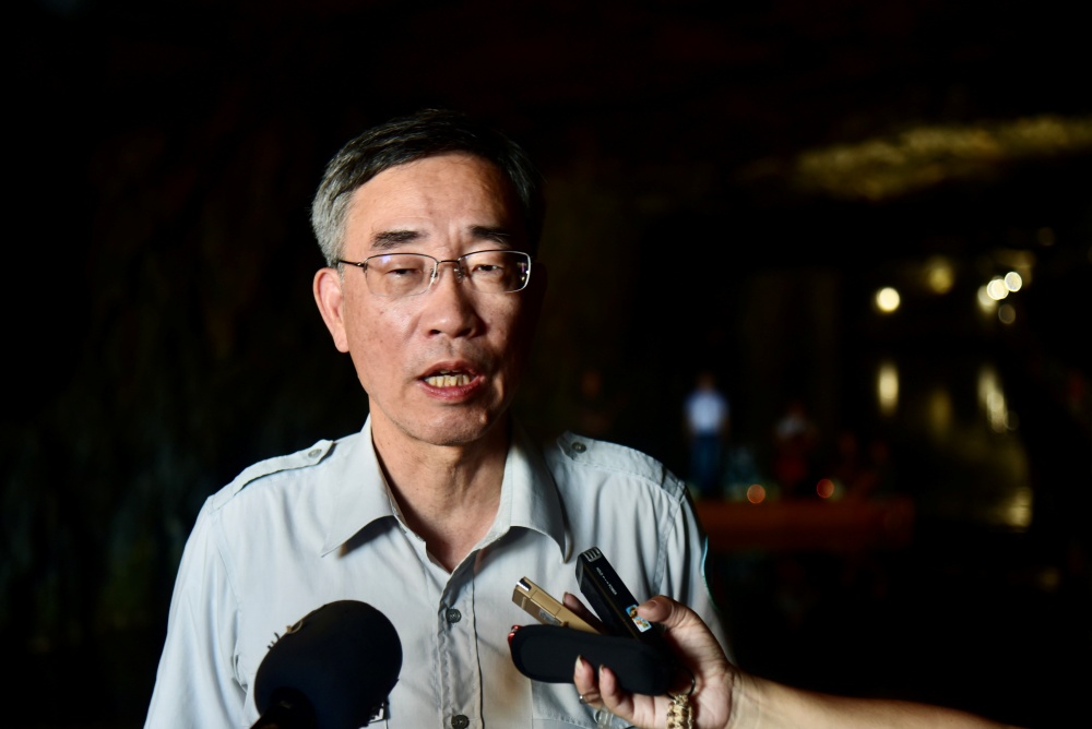 金管處長鄭瑞昌說明戰役史蹟活化成果及音樂節緣起