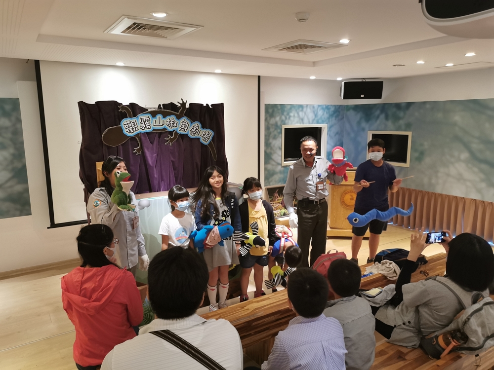 手偶劇-山椒魚帶我遊觀霧暑期系列解說活動/國家公園署提供