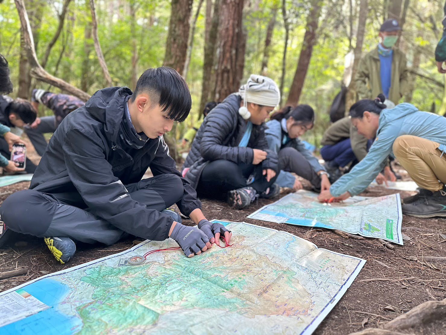 2023Youth Camp 地圖判讀/太管處提供