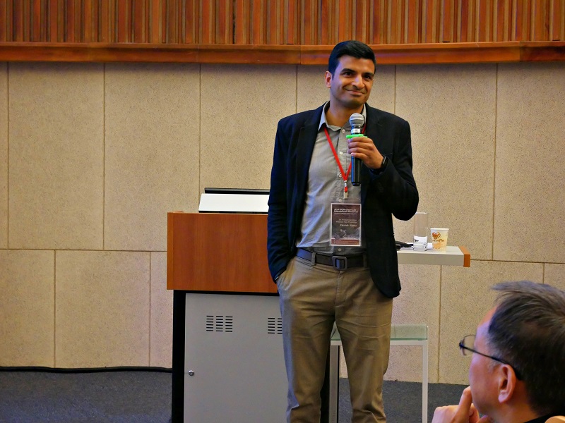 Deviah Aiama gave a speech on IUCN Green List of Protectd Areas Achieving Successful Area-Based Conservation