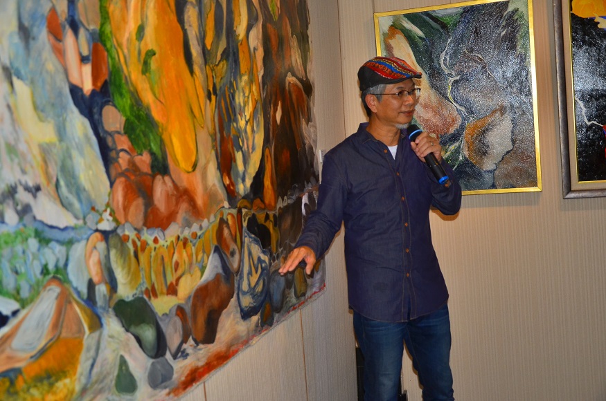 「太魯閣之韻～林世雄油畫展｣之一
