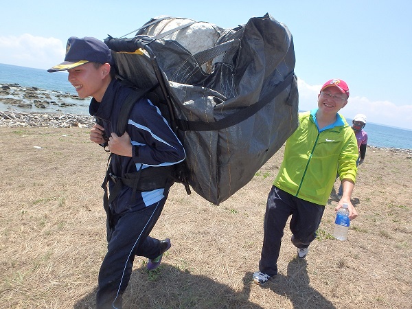 海漂廢棄物分類撿拾