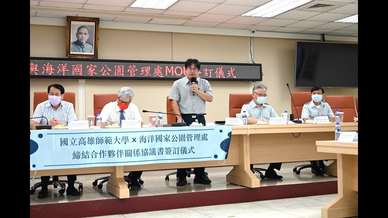 營建署署長吳欣修擔任簽署儀式見證人並致詞勉勵