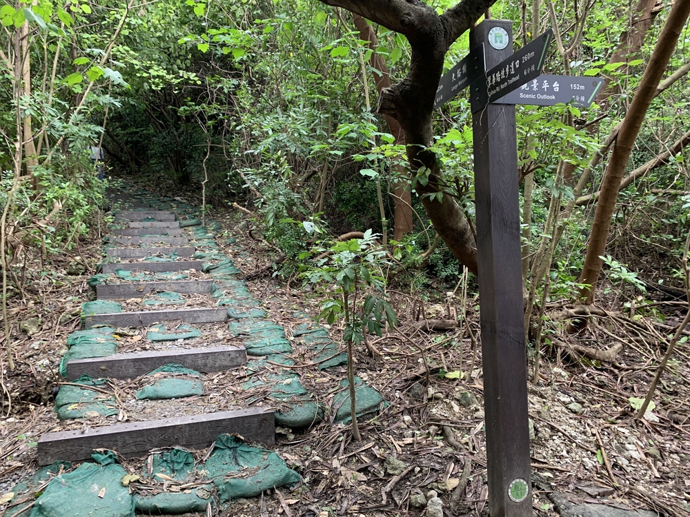 橫版路基步道。