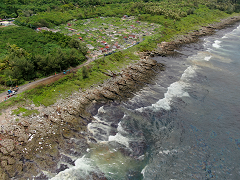 山海油汙空拍照