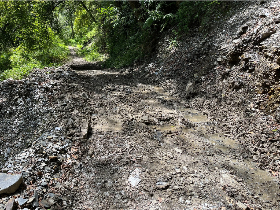 松茂林道自仁壽橋起1.8K處坍方已清除