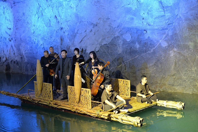 金門國家公園管理處12月16日-17日辦理「2017金門坑道音樂節」活動,弦音飄揚