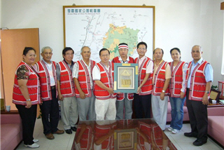 The Saisyat tribe shows its gratitude for having a partnership relationship with Shei-pa National Park