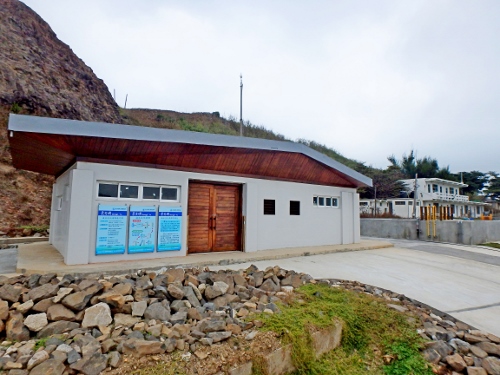 東吉嶼海水淡化廠興建完成照片