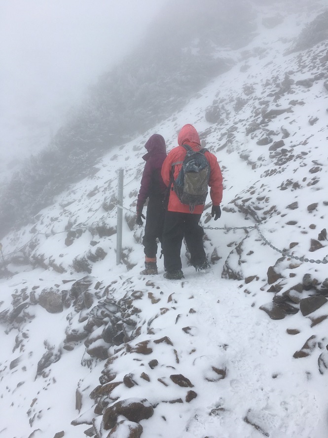 從事登山戶外活動除應具備合適裝備、能力、技術並需隨時留意天候變化所帶來的風險