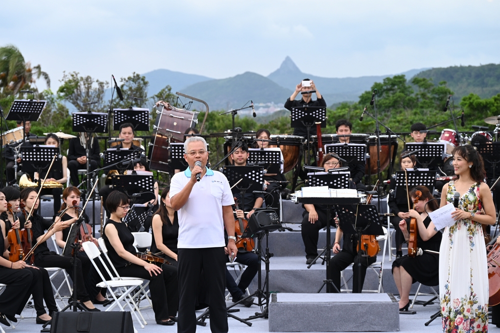 國家公園署長陳茂春期待透過音樂、寓教於樂的方式,讓大家了解珊瑚保育的重要性