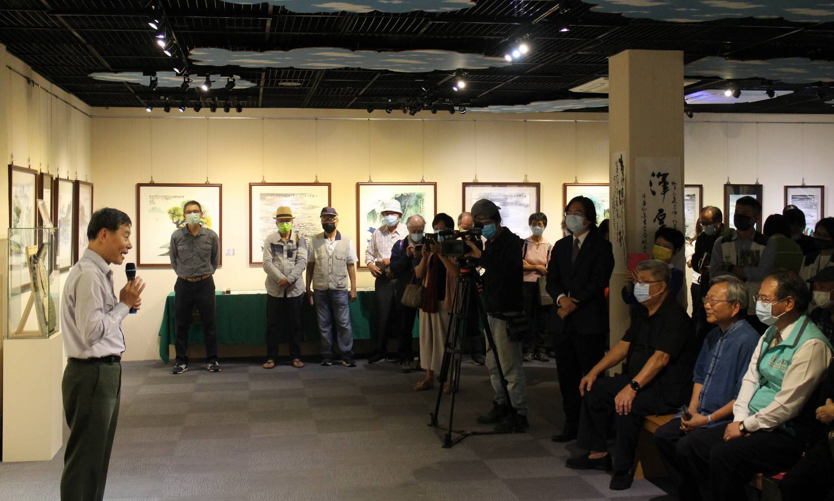 「比翼山海-林永發水墨個展」開幕活動照片