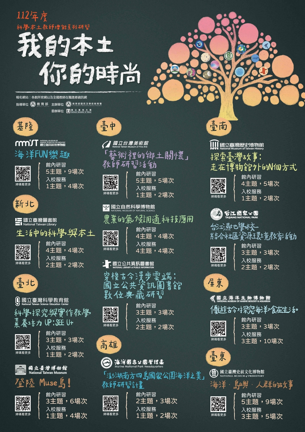 「我的本土,你的時尚」研習海報/海管處提供