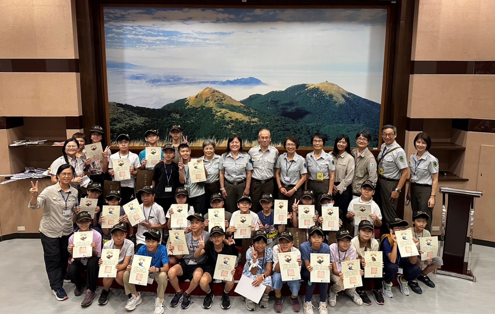 陽明山國家公園小小解說員結業典禮活動照片
