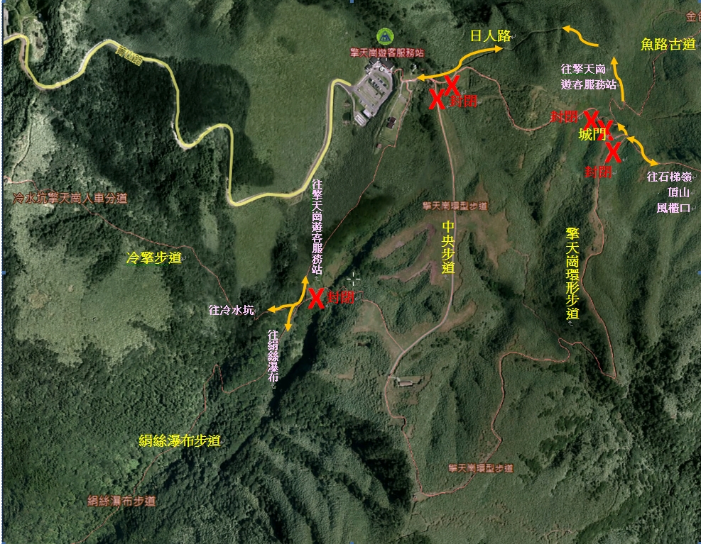 To renovate pathway barriers and protect visitors' safety, the Qingtiangang Circular Trail is temporarily closed