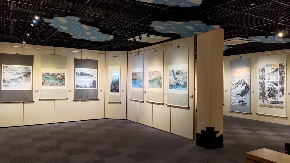 淢㵎太魯閣―詹惠美墨彩創作展展場/太管處提供