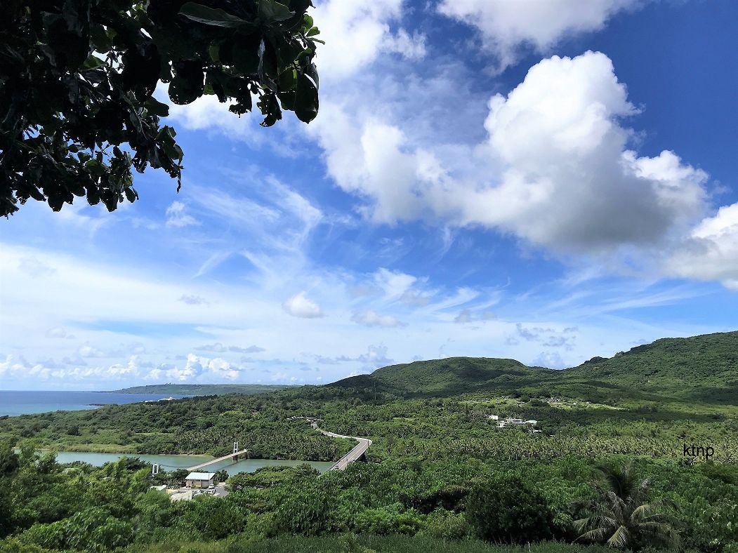 從茶山鳥瞰港口溪