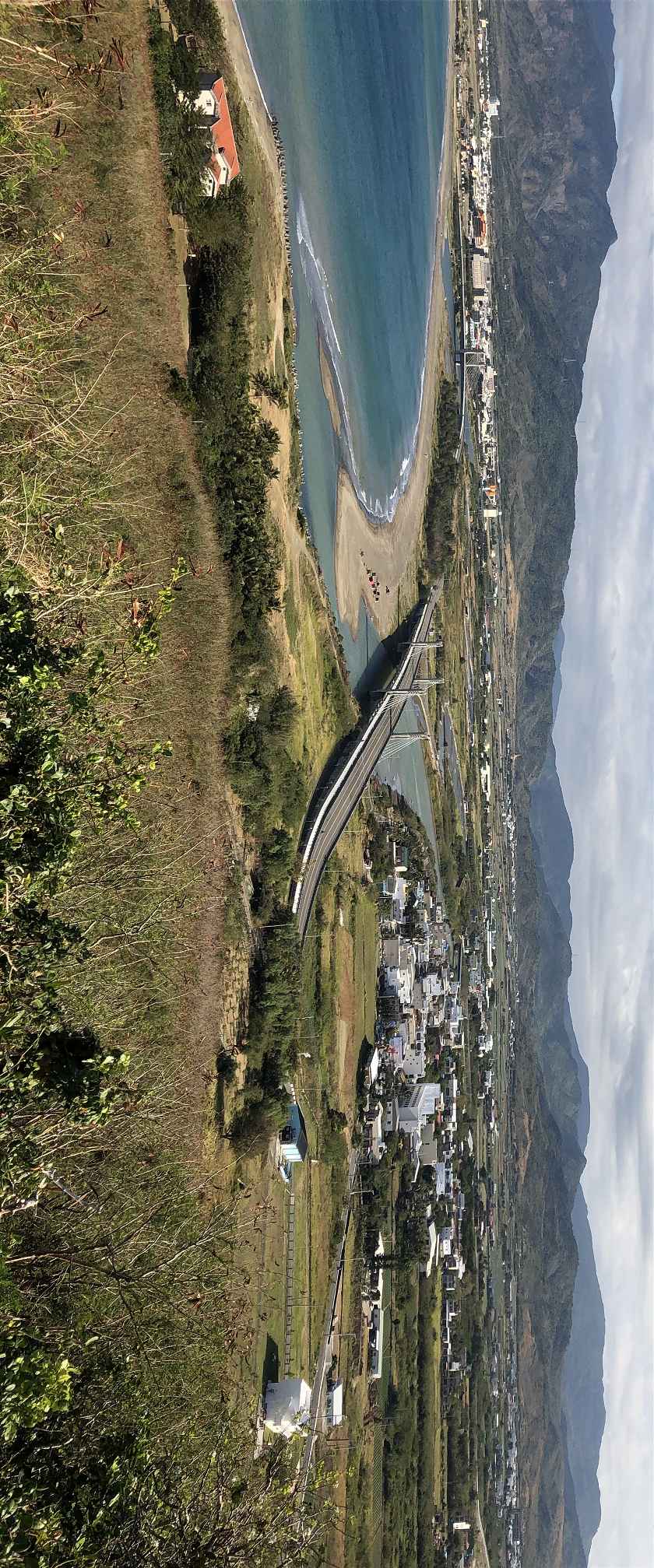 龜山山頂鳥瞰琅嶠灣與各聚落