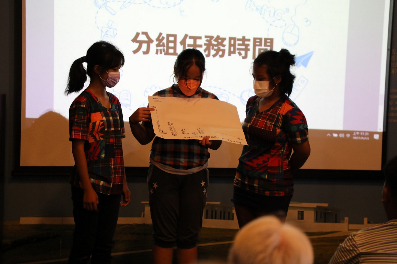 錦湖國小學童將去年及今年度清理成果繪製長條圖後分析差異