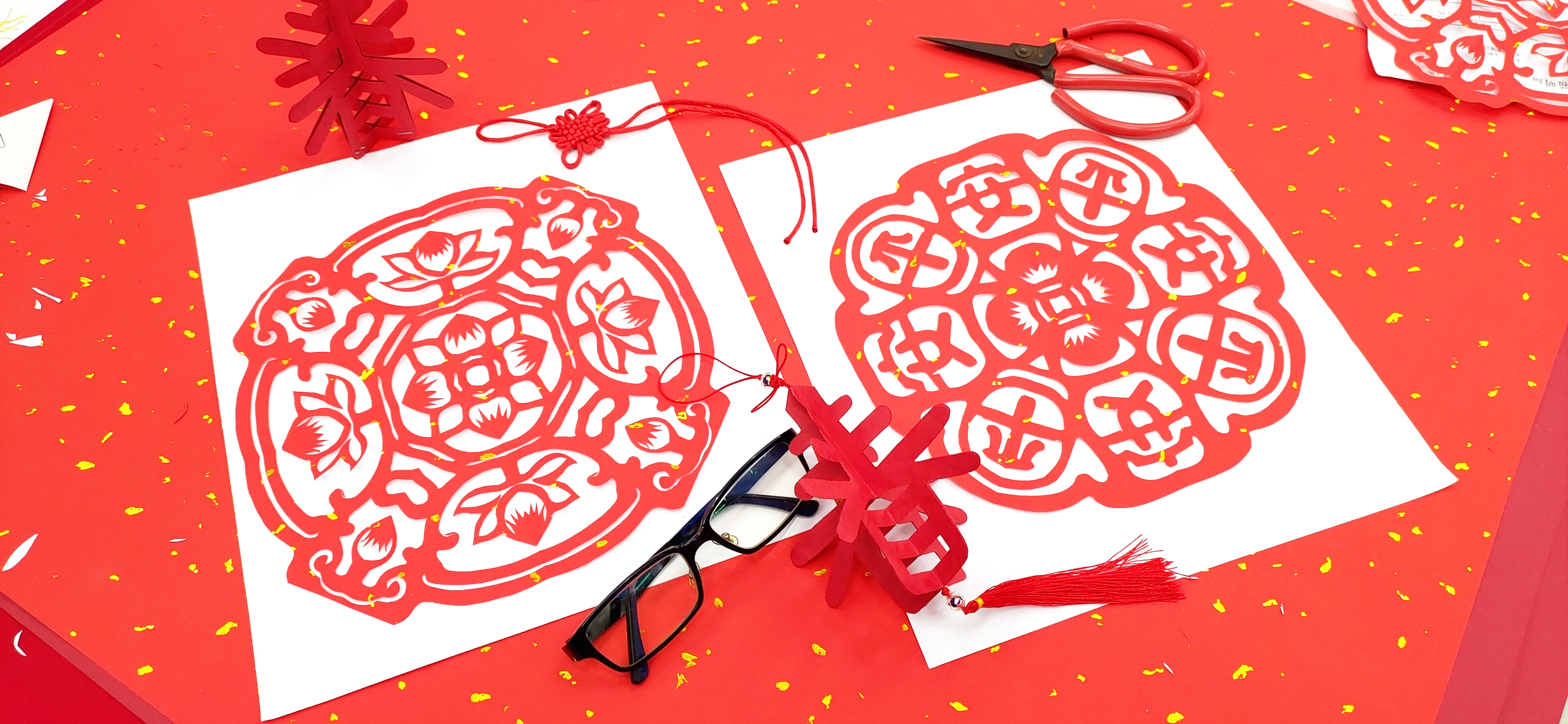 黑琵賀新春剪紙DIY活動