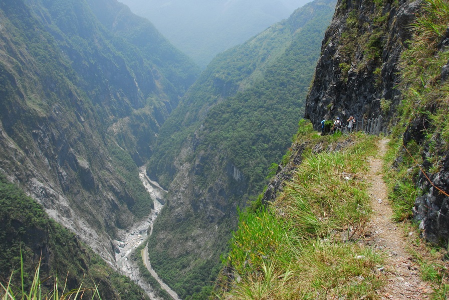 山高谷深的太魯閣峽谷,對植物的生育造成隔離