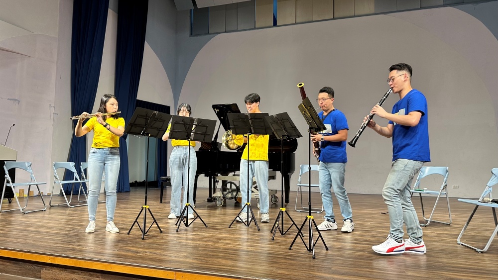 國家交響樂團(NSO)木管五重奏受太管處之邀,進行臺北-花蓮1日的音樂快閃活動。