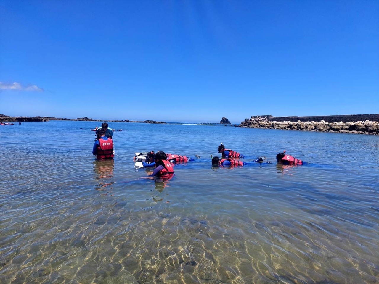 圖4.東嶼坪嶼海域生態浮潛體驗活動