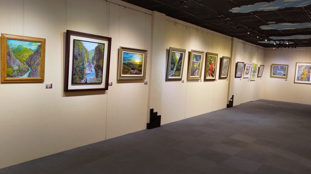 中橫遊蹤-臺中市油畫家協會聯展/太管處提供