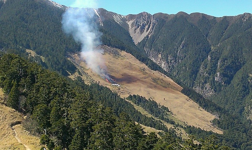   現場照片為中原登山社提供