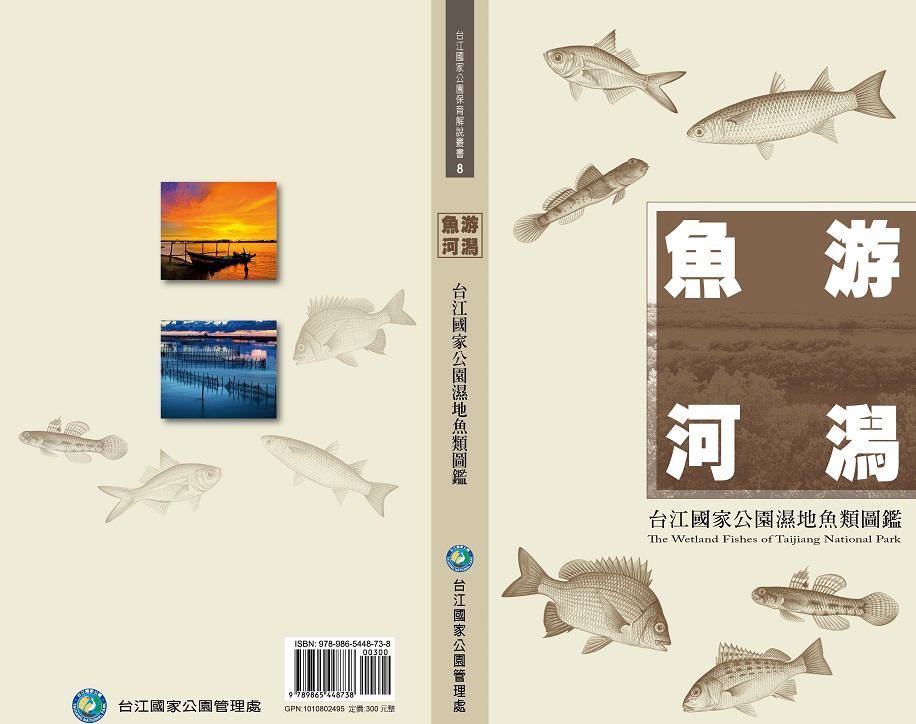 《魚游河潟：台江國家公園濕地魚類圖鑑》封面